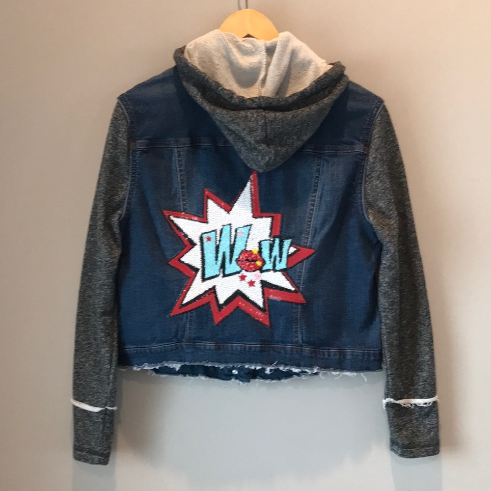 Sequin Jean Jacket - image 1